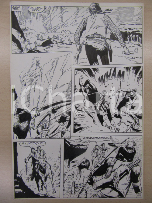 1990 BD WESTERN FRANCE BILLY BOYD N° 2 El Cobra! tav.38 Original BERNASCONI LUBE 1990 BD WESTERN FRANCE BILLY BOYD N° 2 El Cobra! tav.38 Original BERNASCONI LUBE